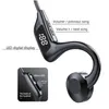 Écouteurs de téléphone portable Casques de sport Conduction osseuse Sans fil Bluetooth 52 Casques de réduction de bruit étanches Mic MP3 Support Carte SD 230412