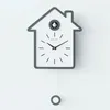 Wall Clocks Modern Cuckoo Clock Pendulum Silent Watches Luxury Birds Mechanism Home Decor Living Room Decoration Gift