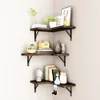 Christmas Decorations Creative Wall Corner Shelves Wooden Storage Shelf Living Room Decor Display Stand Wall Mounted Shelf Home Office Decor Frame 231109