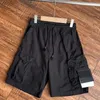 Mens Stones Island pantalones cortos de diseño bolsillos trabajo pantalones de cinco piezas para mujer verano pantalones de chándal muslo corto casual suelto High Street Islamd movimiento actual 6925ess