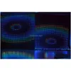 LED -effekter P6 X4M DJ Vision Curtain Video Tyg Steg Belysning SN PC -kontroll med flygfallslampor OT0SX
