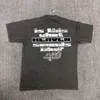 Hellstar Studios T-Shirt Rock Roll Tee Trendy Hip-Hop Kısa Kollu Asit Yıkalı Erkek Kadın Gömlek Unisex Pamuk Üstleri Erkekler Vintage T-Shirts Yaz Gevşek Tee Kaya Kıyafetleri