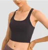 2023 Racerback Débardeurs pour femmes avec soutien-gorge rembourré Camis Sexy Yoga Chemise de sport Stripe Vêtements de sport Femmes Sous-vêtements Courir Fiess Soft High 6