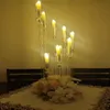 decoration Electronic Flameless LED Taper Candles Lights Night Lamp for Church Wedding Birthday Party Christmas Dinner Decor imake804