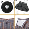 Skirts Korean Fashion Summer Y2k Pleated Women Skirt Black High Waist Without Short Pant Inside Sexy Over Knee A-Line Plaid Mini Skirts 230413
