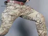 Calças masculinas Emergonear Gen3 Combat Pants Tactical Army BDU Troushers com joelheiras em8527 multicam