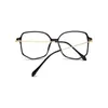 Lunettes de soleil ShoneMes Lunettes de myopie surdimensionnées Big Frame Lunettes myopes Prescription Dioptries myopes -0,5 1 3 4 5 6 pour femmes