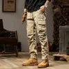 Men's Pants Men Fashion Military Cargo Army Slim Regualr Straight Fit Cotton Multi Color Camouflage Green Yellow Trousers BL7606