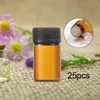 Storage Bottles 25Pieces Empty Glass Vials With Inner Stopper Jars For Essential Oils