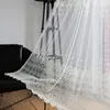 Tenda Latte Ricamo Di Seta Soggiorno Camera Da Letto Finestra Tende Moderne Ricamate Floreali Per Cortine Di Lusso