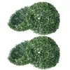 Decoratieve bloemen kunstmatige buxus hangende topiary groene bol planten voor huis buiten indoor bruiloft voorste patio tuin decoratie