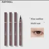 Combinatie oogschaduw/voering Judydoll Zwarte vloeibare eyelinerpotlood Waterdicht 24 uur Langdurige Japanse oogmake-up Gladde superfijne eyeliner-pen 231113