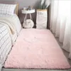 Dywan sypialnia sypialnia łóżka dywany jedwabny puch sofy dywan prostokąta salon maty ogrodowe długie pluszowe dywan domowy podkładka na szary biały 231113
