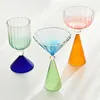 Tumblers Creative Ice Cream Glass Wine Cup Dessert Drink Ins Espresso Personality Goblet whisky Cocktail S Glasses Pudding Bowl 230413