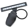 Table Lamps 9 LEDs LED Reading Lamp Light Desk Clip For Piano Music Score Stand Black