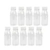 Storage Bottles Bottle Transparent Drink Plastic Containers Pet Water Empty Lids Clear Wide Mouth Caps Bulk Smoothie Carton