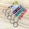 Acryl Card Puller Keychain Hanger Portable Contactless Keychains Keyring Debet Bank Card Grabber voor lange nagel