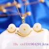 Pendientes colgantes de caracoles de Jade para mujer, dijes, accesorios de joyería china, amuleto de regalo Natural, collar, colgante de regalo de plata 925 auténtica