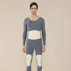 Running Sets Seamless Patch German Velvet Thermal Underwear Women's Suit Double-sided Brushed Plus Men's Couple