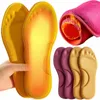 Женские носки, 2 пары, 4 шт., термостельки, массажные стельки для ног, пена с эффектом памяти, зимние теплые мягкие, утолщенные, с самонагревом, спортивная обувь на открытом воздухе, стелька
