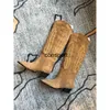 Дизайнерские классические сапоги Isabel, замшевые туфли Paris Marant Denvee, ковбойские сапоги в стиле вестерн, ковбойские сапоги с идеальной вышивкой