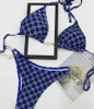 Up gglies ggs gu cci Halter guc ci guucci gucc Push gucccis gccci Classics Print Letter Sexy Bikini Set Designer Two Chain Pieces Bikinis 2024 Badeanzug XL Blue Pin