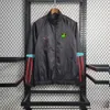 Jamaica jaqueta masculina corta-vento, camisa com zíper completo, gola corta-vento, moda masculina, casaco esportivo de lazer