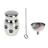 Hanger kettingen patroon mini crematie urns pot hangake sieraden - urn memorial charmes trechter voor huisdier ashouder