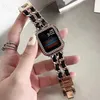 Altri accessori moda Cinturino orologio da donna in acciaio inossidabile di lusso per Apple Watch 7 41mm 45mm 6 SE 5 4 3 44mm Cinturino 40mm per IWatch 7 6 5 4 3 42 Anello 38mm J230413