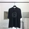 디자이너 티셔츠 셔츠 하이 에디션 여름 밤 엘프 캡슐 웃는 얼굴 형광 프린트 슬리브 티셔츠