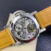 Paneraii Дизайнерский размер зеркальных заводских заводских панелей Sapphire Automatic Movemation Paneria Watch 47 -миллиметровый ремешок для кожи vnmm