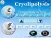 プロのcryolipolisis 2つのハンドルデバイス/ポータブルクリーオリポリシスマシンの価格/キャビテーションスリミングマシン