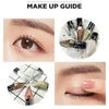 Eye ShadowLiner Combination Shiny Liners Pigment Silver Rose Gold Color Liquid Glitter eyeshadow Professional Eyeliner Beauty Cosmetics Makeup for Women 231113