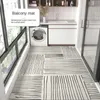 Tapijten Modern Minimalistisch Keuken Vloermat Groot oppervlak Antislip Tapijten voor Woonkamer Thuis Vlekbestendig Oliebestendig Pvc Lederen Tapijten W0413