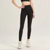 AL Yoga Pants High Waist Nude sweatpants Luxury Women's Hip-Lift Stretch Sport Tight Pants with Hole Breathable Quick Dry Fitness Fat Burning Training Pants