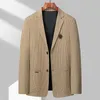 Abiti da uomo 2023 Moda di fascia alta Bello Mille uccelli a quadri Abito slim Smart Casual Quattro stagioni Blazer in poliestere Regular