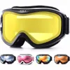 Skidglasögon Skidglasögon för män Kvinnor Winter Snow Sports With Anti-Fog Double Lens Mask Glasses Snowboard Snowmobile 231113