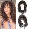 New type wig for women with small curls micro curls multi-color long curls chemical fiber high-temperature silk wig sets