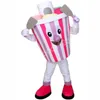 Costumes de mascotte de crème glacée colorée Noël Halloween Robe de soirée fantaisie Personnage de dessin animé Carnaval Noël Publicité Costume de fête d'anniversaire Tenue unisexe