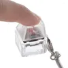 Keecheins Gateron MX Switch Mechanical Keychain per gli interruttori tastiera senza regali di sollecitazione di giocattoli leggeri a LED