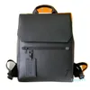 Мужские рюкзак на плечах дизайнер черная кожаная сумочка Shool Сумочка