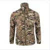 Vestes de chasse hommes été protection solaire séchage rapide tactique peau veste Camouflage à capuche mince coupe-vent crème solaire armée militaire