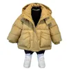 Coat Children's Korean Down Cotton Parkas Baby Cotton-padded Coat Boys Clothing Kids Winter Jacket for Boy Warm Thick Girls Outerwear 231110