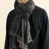 Halsdukar modemän pläd halsduk lapptäcke för män tofs höst vinter långa herr manliga tillbehör
