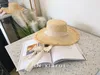 Szerokie brzegi czapki Fitshinling 2023 Summer Sun for Women Bohemian Ręcznie robione Raffii Straw Hat Kobiet Fringe Boho Holiday Beach