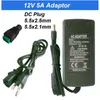 3 PRONG 12V 5A 60W AC DC Adapter zasilający wtyczka US, wtyczka 5,5x2,1 mm 2,5 mm, AC 100-240 V do DC 12V Przełączanie zasilania Transformator 12 V 5A Zasilanie Zasilanie OEMLED