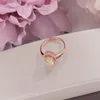 Küme halkaları Kadınlar için gümüş sterllik 8 6mm doğal prehnit değerli taş oval yeşil yüzük 18k gül altın kaplama bague r-pr011