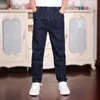 Jeans Garçons Jeans décontractés pour printemps automne mode solide taille élastique adolescent vêtements pantalons pour enfants surdimensionné 110-180 230413
