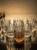 Tumblers Whisky Brandy Glass House European High Bor Crystal Wine Creative Water Beer Liquor Bar z zestawem 230413