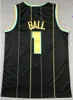 LaMelo Ball Atl Trae Young Maillots de basket-ball Dejounte Murray 2024 City Blue Black Edition Chemise